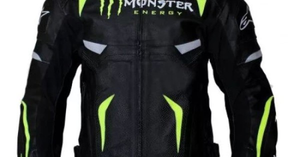 Alpinestars Scream Monster Leather Jacket Monster Energy Jacket