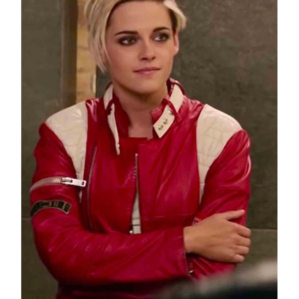 Sabina Wilson Jacket Kristen Stewart Red Leather Jacket