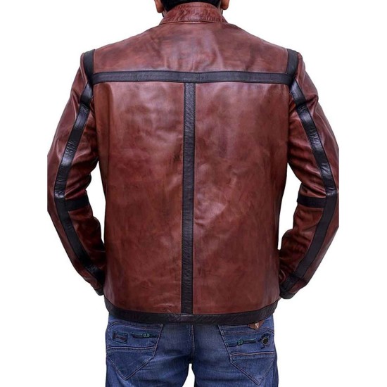 Lucifer Dan Espinoza (Kevin Alejandro) Brown Leather Jacket