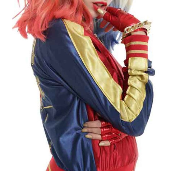 Suicide Squad Harley Quinn (Margot Robbie) Satin Jacket