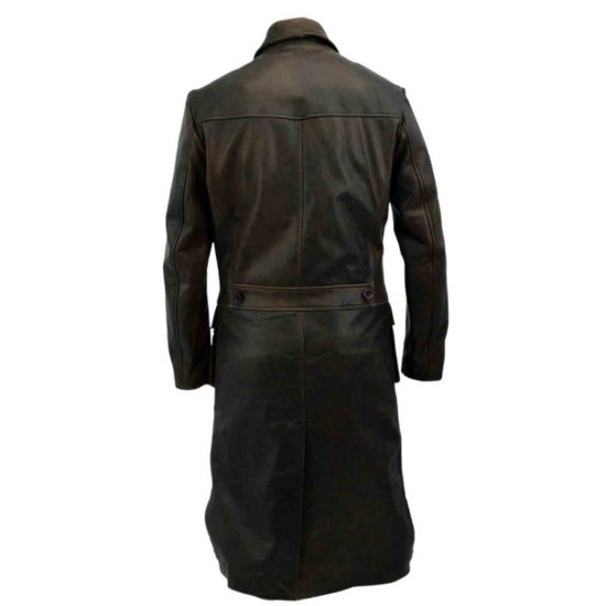 Frontier Declan Harp (Jason Momoa) Leather Trench Coat