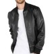 Young Wallander Kurt (Adam Pålsson) Leather Jacket