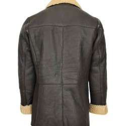 Men's Double Breasted Leather Jacket
