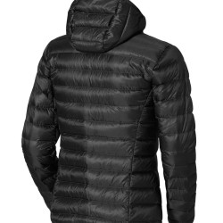 Hooded Black Leather Jacket For Men