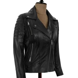Wrestler Ronda Rousey Leather Black Jacket