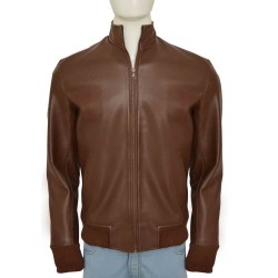 Ryan Reynolds Brown Leather Jacket Ryan Reynolds Brown Leather Jacket