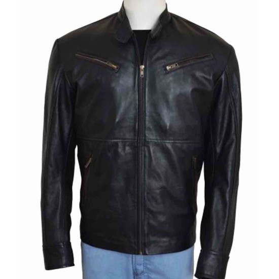 Shadowhunters Alec Lightwood (Matthew Daddario) Black Leather Jacket