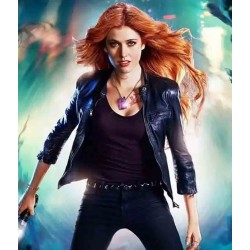 Shadowhunters Clary Fray (Katherine McNamara) Leather Jacket Shadowhunters Clary Fray (Katherine McNamara) Leather Jacket