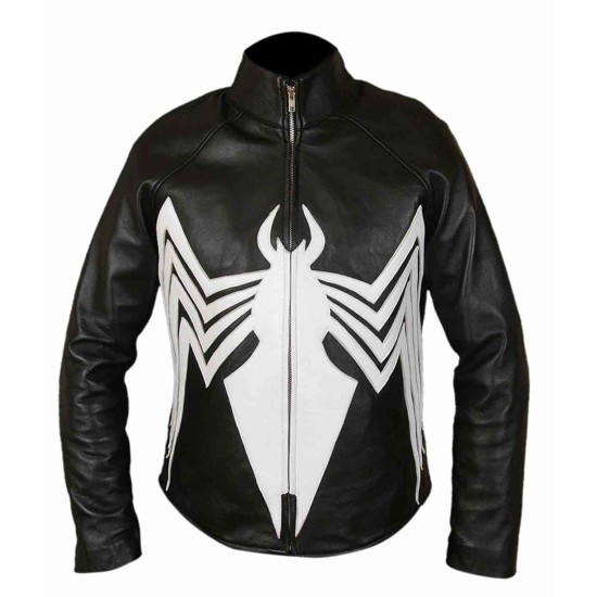 Venom Spiderman Eddie Brock (Tom Hardy) Leather Jacket