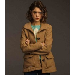 Stranger Things Natalia Dyer (Nancy Wheeler) Wool Jacket Stranger Things Natalia Dyer (Nancy Wheeler) Wool Jacket