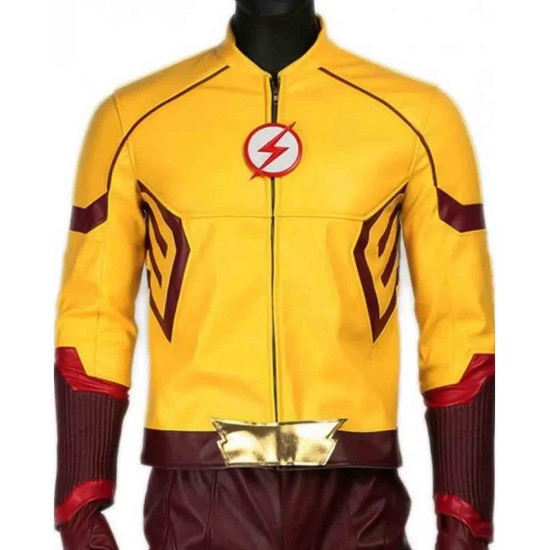 The Flash Wally West (Keiynan Lonsdale) Leather Jacket