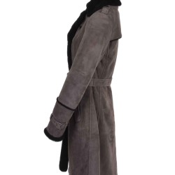 Women's Dark Grey Trench Coat Women's Dark Grey Trench Coat