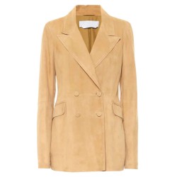 Women's Light Brown Cotton Blazer Jacket Women's Light Brown Cotton Blazer Jacket