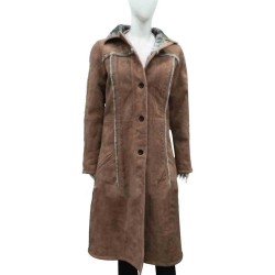 Yellowstone Beth Dutton (Kelly Reilly) Leather Trench Coat Yellowstone Beth Dutton (Kelly Reilly) Leather Trench Coat