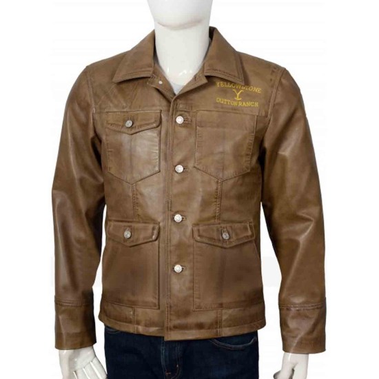 Yellowstone S03 Ryan Bingham (Ian Bohen) Leather Jacket