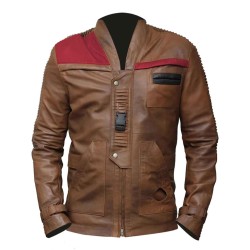 Star Wars The Force Awakens Finn (John Boyega) Leather Jacket