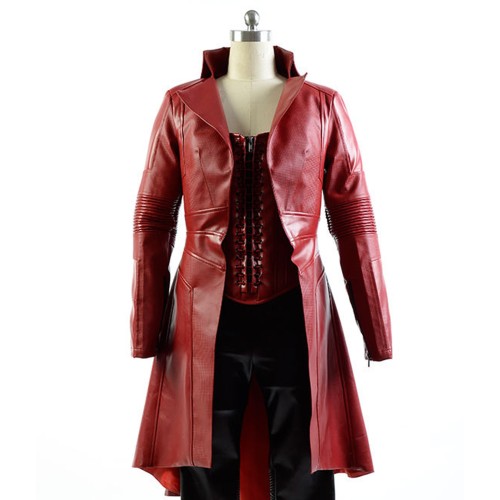 Buy Age of Ultron Wanda Maximoff Jacket | Scarlet Witch Jacket