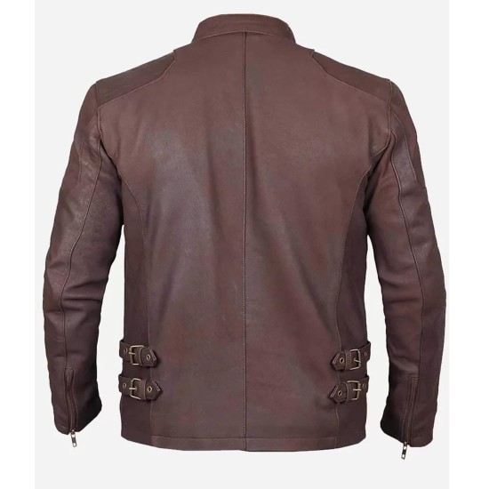 Captain America Civil War Steve Rogers (Chris Evans) Leather Jacket