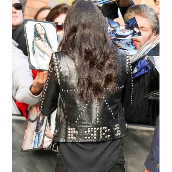 F9 The Fast Saga Letty (Michelle Rodriguez) Black Studded Jacket