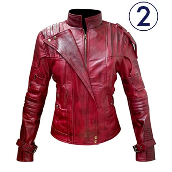Guardians of the Galaxy Vol 2 Peter Quill (Chriss Pratt) Leather Jacket For Women