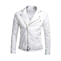 Fast and Furious 9 Letty Ortiz (Michelle Rodriguez) White Biker Jacket Fast and Furious 9 Letty Ortiz (Michelle Rodriguez) White Biker Jacket