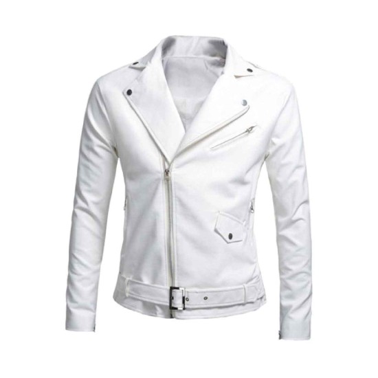 Fast and Furious 9 Letty Ortiz (Michelle Rodriguez) White Biker Jacket