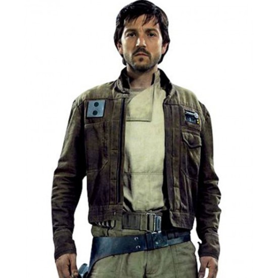Rogue One A Star Wars Story Cassian Andor (Diego Luna) Leather Jacket