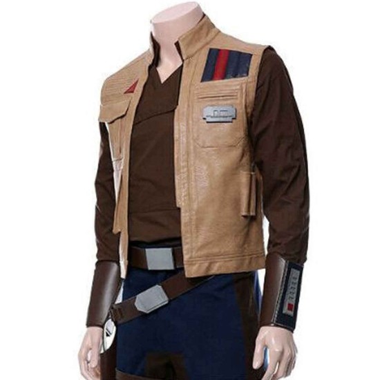 Star Wars The Rise of Skywalker Finn (John Boyega) Leather Vest