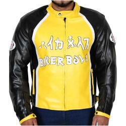 Biker Boyz Kid (Derek Luke) Yellow Motorcycle Jacket Biker Boyz Kid (Derek Luke) Yellow Motorcycle Jacket