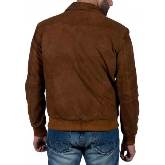 The Man from Uncle Illya Kuryakin (Armie Hammer) Suede Jacket