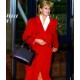 Princess Diana (Sarah Spencer) Red Trench Coat
