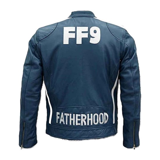 FF9 Vin Diesel Concert Blue Leather Jacket