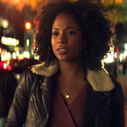 You Karen Minty (Natalie Paul) Brown Leather Jacket You Karen Minty (Natalie Paul) Brown Leather Jacket