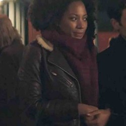 You Karen Minty (Natalie Paul) Brown Leather Jacket You Karen Minty (Natalie Paul) Brown Leather Jacket