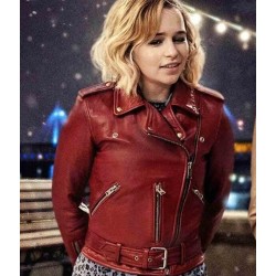 Last Christmas Kate (Emilia Clarke) Red Leather Jacket Last Christmas Kate (Emilia Clarke) Red Leather Jacket