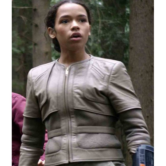 Lost in Space Judy Robbinson (Taylor Russell) Leather Jacket