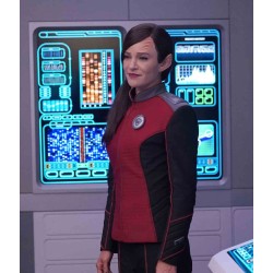 The Orville Lt. Talla Keyali (Jessica Szohr) Red and Black Jacket The Orville Lt. Talla Keyali (Jessica Szohr) Red and Black Jacket