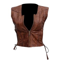 The Walking Dead Michonne (Danai Gurira) Leather Vest
