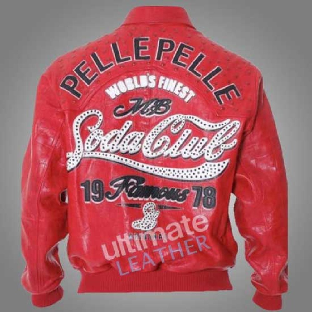 Buy Pelle Pelle Soda Club Jacket | Pelle Pelle Red Leather Jacket