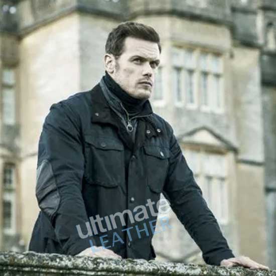 Red Notice Sam Heughan (Tom Buckingham) Cotton Jacket