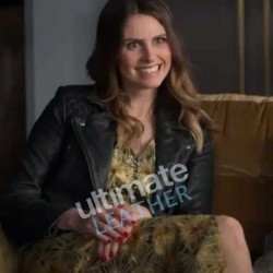 Ted Lasso (Flo Collins) Ellie Taylor Leather Jacket Ted Lasso (Flo Collins) Ellie Taylor Leather Jacket