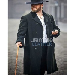Peaky Blinders (Alfie Solomons) Tom Hardy Black Wool Coat Peaky Blinders (Alfie Solomons) Tom Hardy Black Wool Coat
