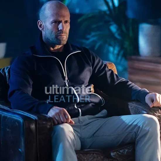 Wrath of Man Jason Statham Black Satin Jacket