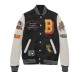 Bobby Tarantino black & White Varsity Jacket