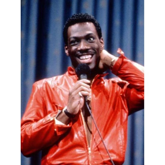 Eddie Murphy Red Raw Leather Costume 