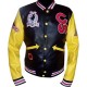 Calgary Stampede Cowboy Roots Yellow Sleeves Leather Jacket