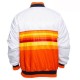 White Houston Astros Button Up Satin Jacket