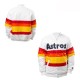 White Houston Astros Button Up Satin Jacket