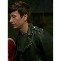 Eternals Druig (Barry Keoghan) Black Biker Leather Jacket Eternals Druig (Barry Keoghan) Black Biker Leather Jacket