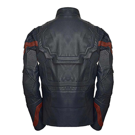 Avengers Endgame Cosplay Captain America (Steve Rogers) Uniform Leather Jacket